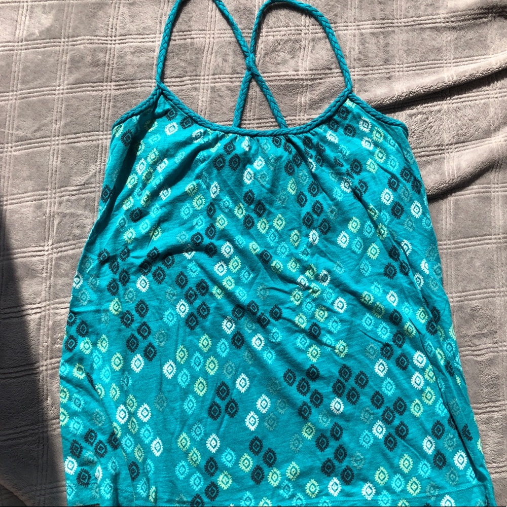 Teal old navy tank